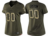 Nike Women Philadelphia Eagles Customized Olive Camo Salute To Service Veterans Day Limited Jersey,baseball caps,new era cap wholesale,wholesale hats